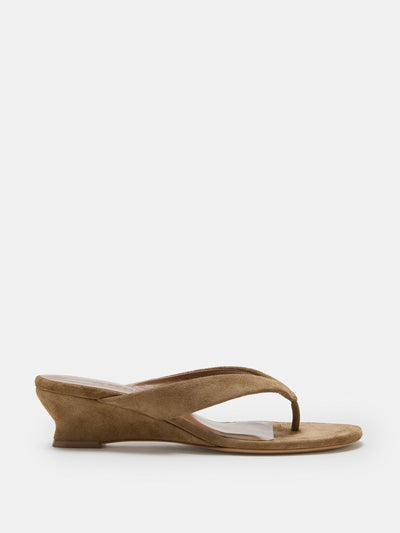 Le Monde Beryl Micro wedge thongs at Collagerie