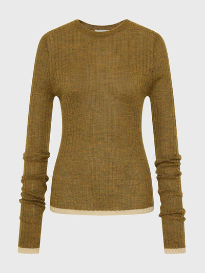 Lee Mathews Mila ribbed crewneck at Collagerie