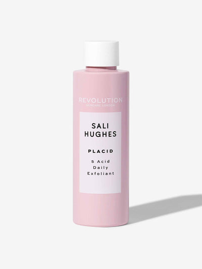 Revolution Skincare X Sali Hughes Placid 5-Acid daily exfoliant 150ml at Collagerie