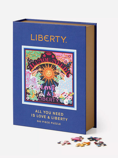 Liberty London All You Need is Love & Liberty puzzle at Collagerie