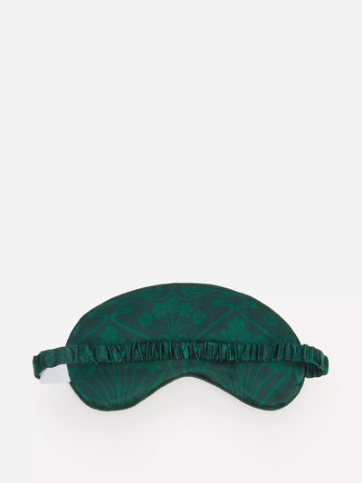 Liberty Ianthe blossom silk satin eye mask at Collagerie