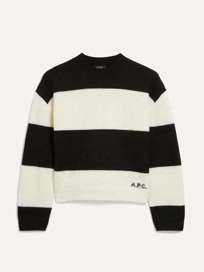 A.P.C. Penny striped merino wool jumper at Collagerie