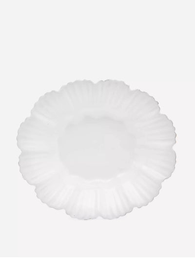 Astier De Villatte Drape white soup plate at Collagerie