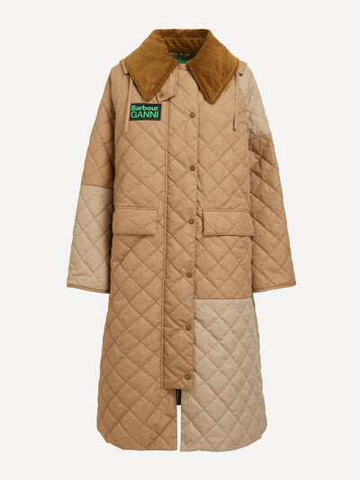 Barbour x GANNI Quilted jacket at Collagerie