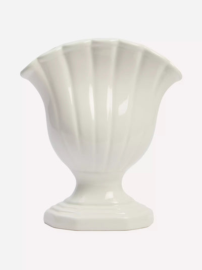 Barettoni Ceramic coste folding fan tulip vase at Collagerie