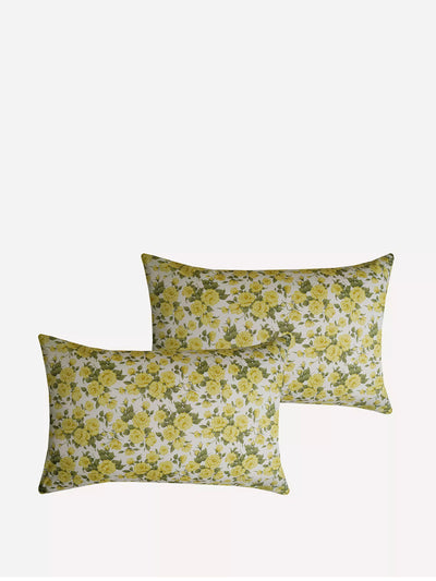 Coco & Wolf Carline Rose Tana Lawn™ cotton pillowcases (set of two) at Collagerie