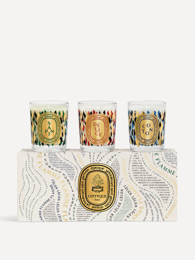 Diptyque Scented candles (set of 3) at Collagerie