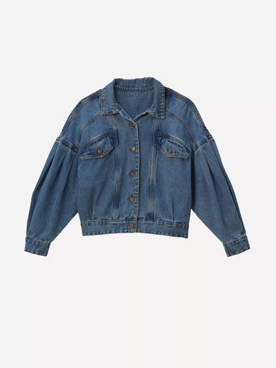 Farm Rio Denim bomber mini jacket at Collagerie