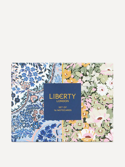 Liberty Floral greeting notecard set at Collagerie