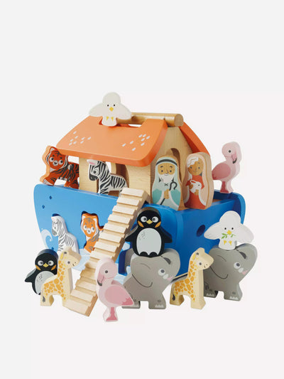 Le Toy Van Noah's ark and animals shape sorter toy at Collagerie