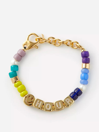 Martha Calvo 14kt gold-plated Happy Hour bracelet at Collagerie