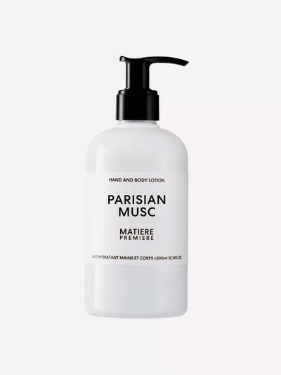 Matiere Premiere Parisian Musc hand and body lotion at Collagerie