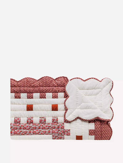 Projektityyny Paysanne blossom patchwork quilt at Collagerie