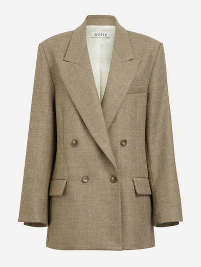 Róhe Double breasted tailored jacket at Collagerie