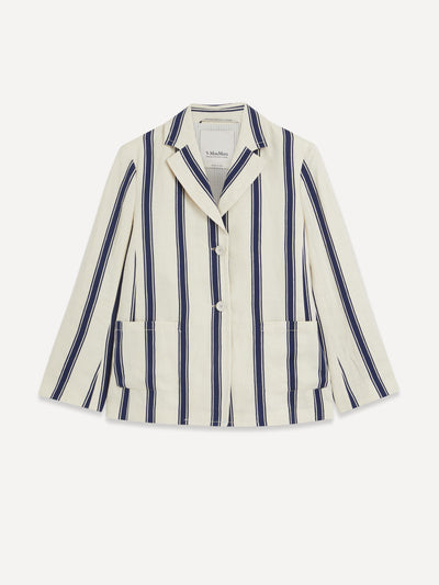 'S Max Mara Milva striped blazer at Collagerie