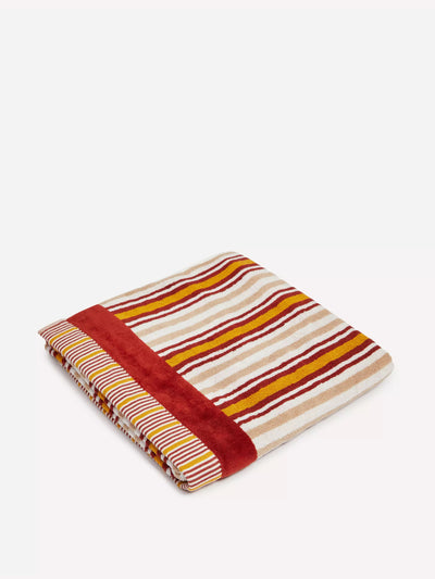 Liberty Stripe bath towel at Collagerie