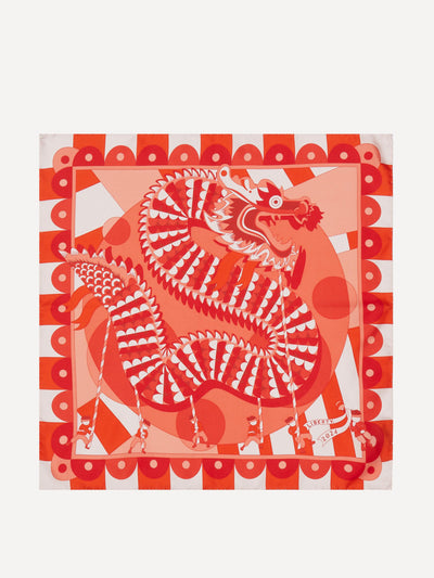 Liberty London Year Of The Dragon silk scarf at Collagerie