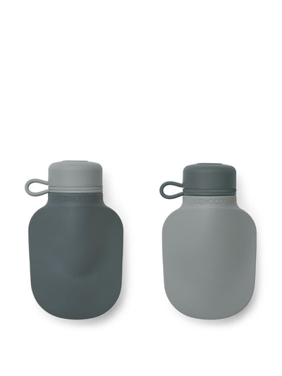 Liewood Blue smoothie bottles (set of 2) at Collagerie