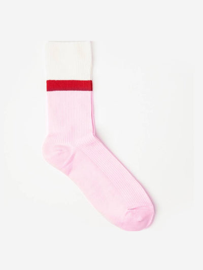 Lindex Ribbed pink socks at Collagerie