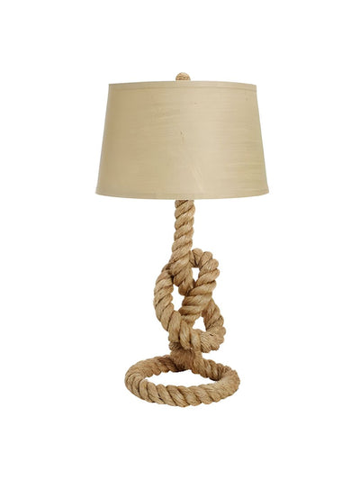 Litfad Fabric white desk light lamp at Collagerie