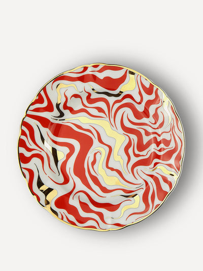 Bitossi Tempesta dessert plate at Collagerie