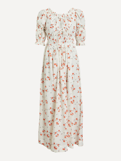 Dôen Ischia poppy field dress at Collagerie