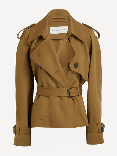 Dries Van Noten Short trench coat at Collagerie