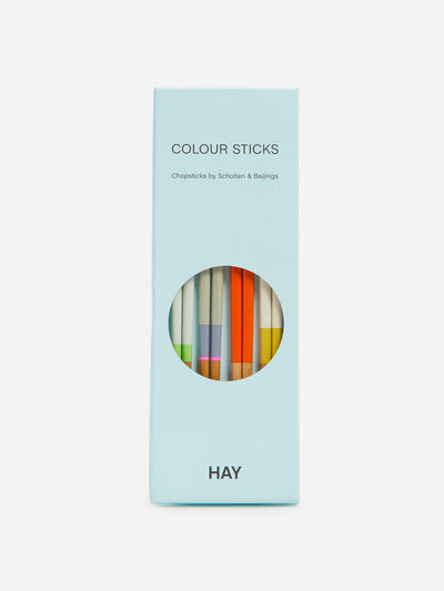 Hay Multicoloured chopsticks (set of 4) at Collagerie