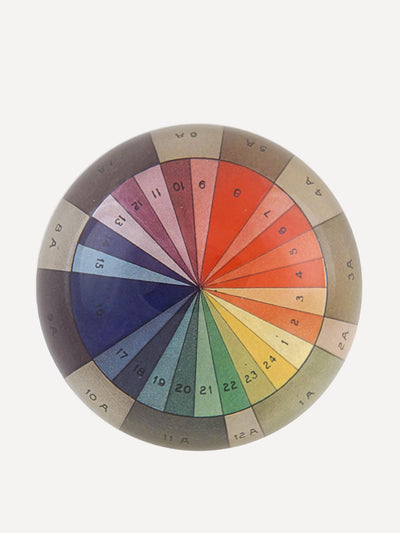 John Derian Colour wheel dome paperweight at Collagerie