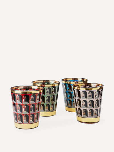 Jonathan Adler Arcade glassware (set of 4) at Collagerie