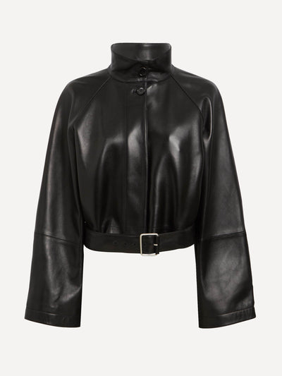 Loewe Short nappa lambskin trench jacket at Collagerie