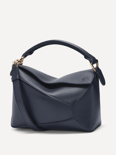 Loewe Small Puzzle Edge leather shoulder bag at Collagerie