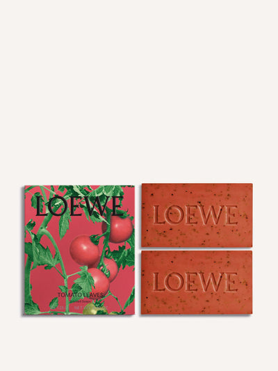 Loewe Tomato leaves small bar soap duo at Collagerie