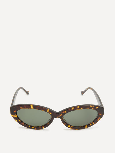 Liberty Slim-fit oval sunglasses at Collagerie