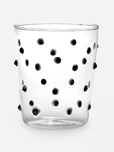 Zafferano Black party dots tumbler at Collagerie