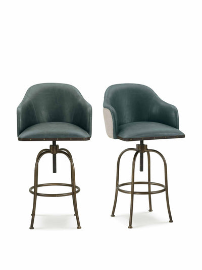 Loaf Leather bar stool at Collagerie