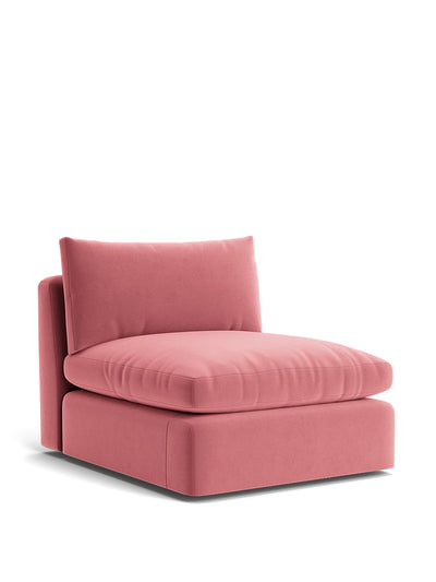 Loaf Cuddlemuffin armless love seat at Collagerie