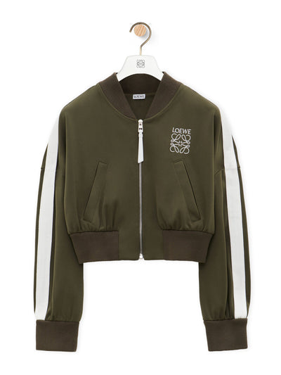 Loewe Bomber jacket in technical jersey at Collagerie