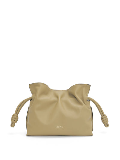 Loewe Mini Flamenco clutch in nappa calfskin at Collagerie