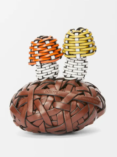 Loewe Mushroom door stopper in classic calfskin at Collagerie