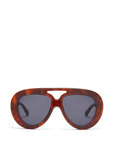 Loewe Round Spoiler Aviator sunglasses at Collagerie