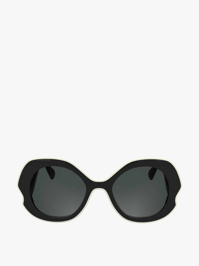 Longchamp Plant based resin sunglasses in black at Collagerie