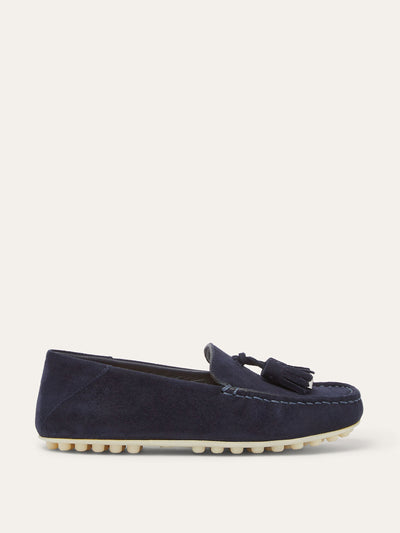 Loro Piana Kid's Dot Sole Walk Moccasin at Collagerie