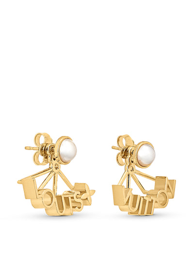 Louis Vuitton Crystal embellished stud earrings at Collagerie