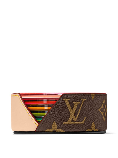 Louis Vuitton Monogram fluo coasters at Collagerie
