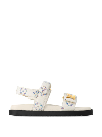 Louis Vuitton Sunset flat comfort sandals at Collagerie