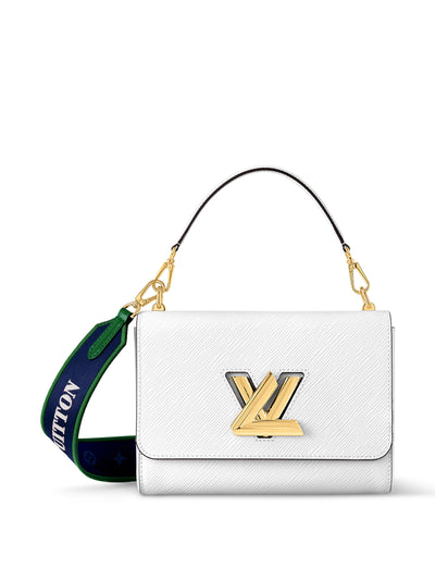 Louis Vuitton Twist MM bag in white at Collagerie