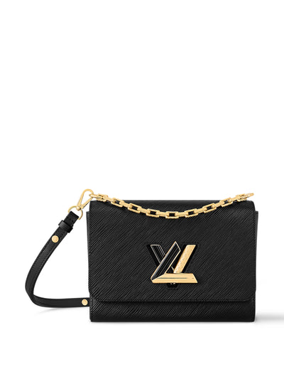 Louis Vuitton Twist MM bag in black at Collagerie