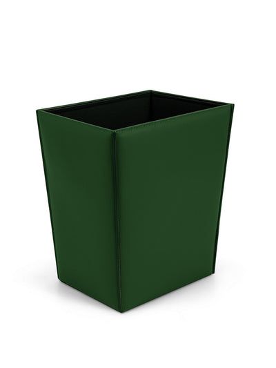 Lucrin Dark green rectangular paper basket at Collagerie