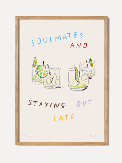 Lucy Mahon Soulmates print at Collagerie
